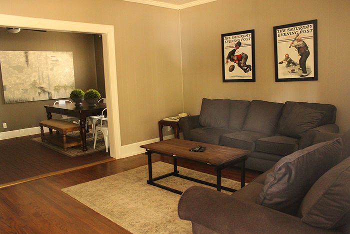 Living and dining rooms